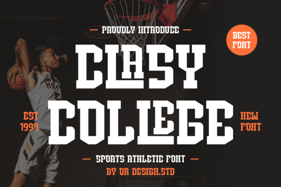 Clasy College: The Bold Sans Serif Typeface for Modern Brand Identity