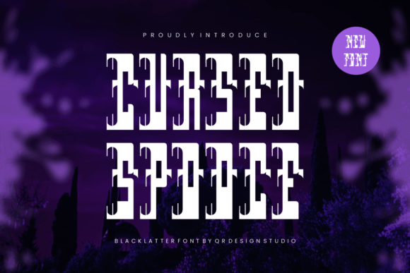 Cursed Spooce: The Ultimate Blackletter Font for Bold Designs