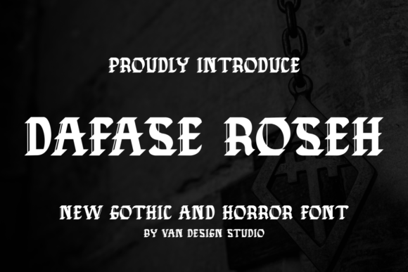 Dafase Roseh: A Bold Blackletter Typeface for Maker Branding