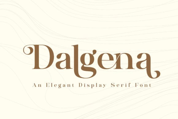 Dalgena: The Bold Serif Typeface for Premium Craft Designs