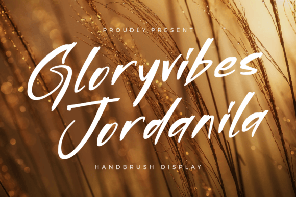 Gloryvibes Jordanila Typeface for Editorial Design and Branding