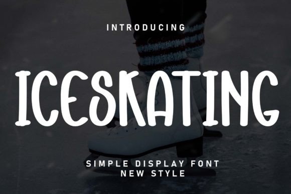 Iceskating: The Sweet Handwritten Font for Crafts and Wedding Designs