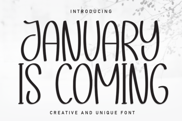 January is Coming: A Sweet Script Handwritten Font for Branding