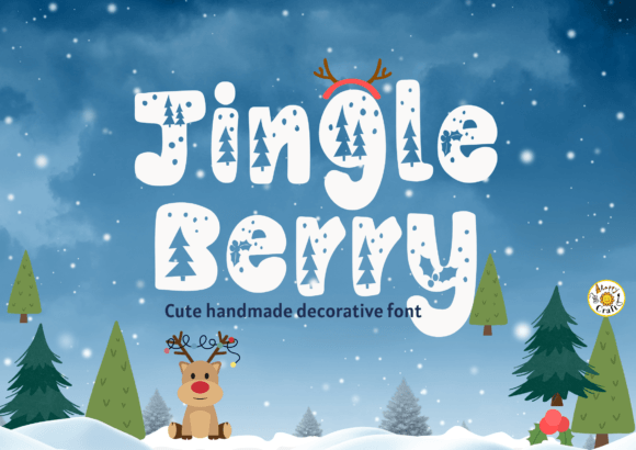 Jingle Berry: The Perfect Decorative Font for Festive Editorial Design