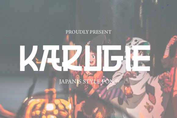 Karugie: The Faux-Japanese Typeface for Distinctive Brand Identity