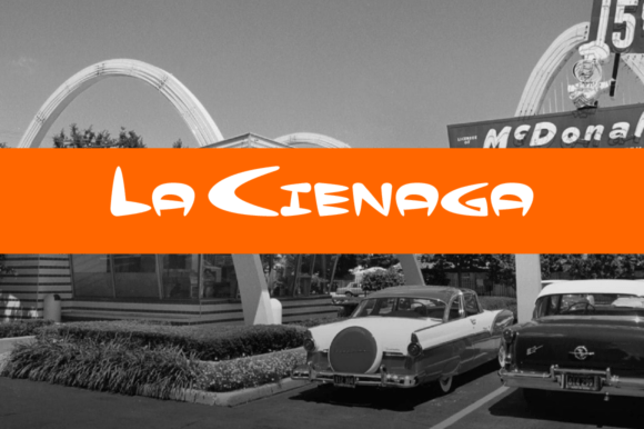 La Cienaga Hollow: A Retro Display Font for Distinctive Branding