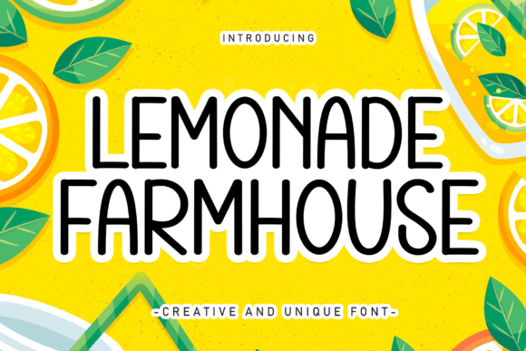 Lemonade Farmhouse: A Sweet Script Handwritten Font for Editorial Design