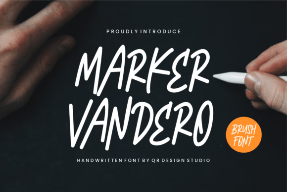 Marker Vandero: The Sweet Handwritten Font for Authentic Brand Identity