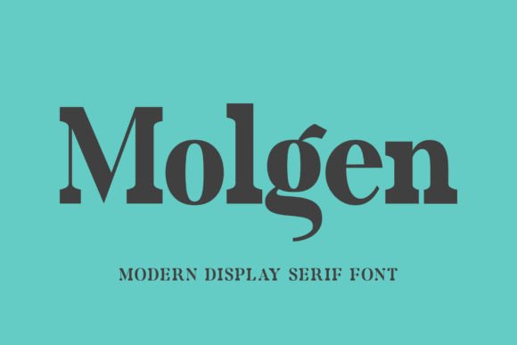Molgen Display Serif Font Review for Handmade Brands