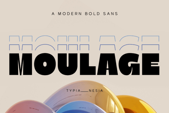 Moulage: A Bold Sans Serif Typeface for Modern Editorial Design