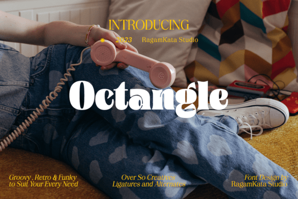 Octangle: The Retro Serif Typeface for Scroll-Stopping Design