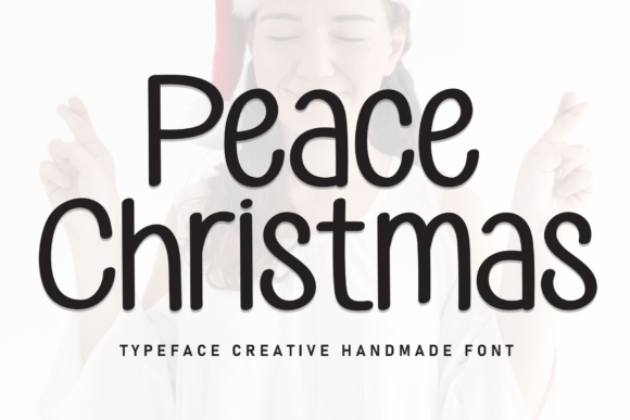Peace Christmas Font for Editorial Design