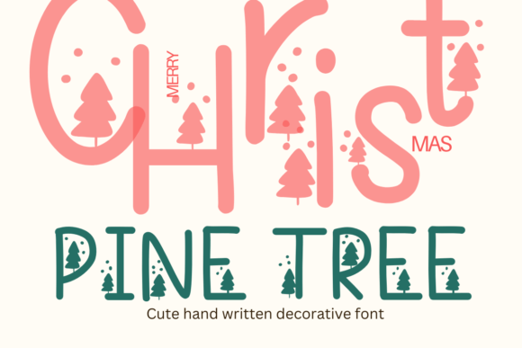 Pine Tree: A Premium Decorative Font for Modern Web Design