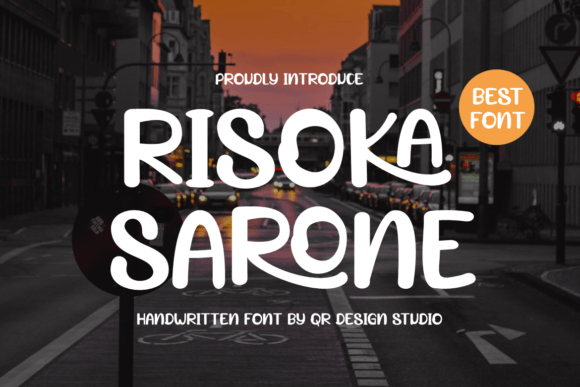 Risoka Sarone: The Sweet Handwritten Font for Handmade Brands