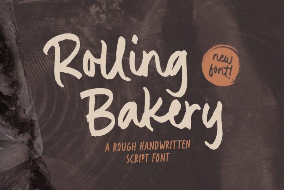 Rolling Bakery Typeface: A Timeless Handwritten Font for Editorial Design