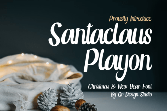 Santaclaus Playon: The Handwritten Font for Scroll-Stopping Holiday Campaigns
