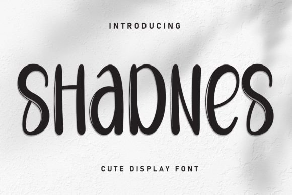 Shadnes: A Sweet Script Handwritten Font for Digital Branding