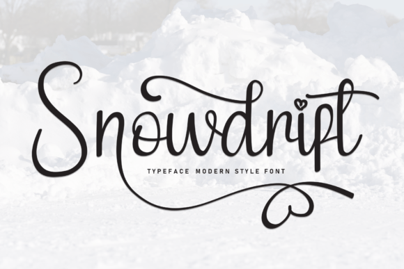 Snowdrift Handwritten Font for Creative Projects