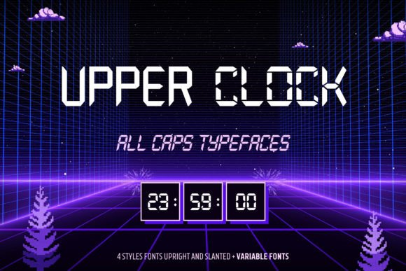 Upper Clock Typeface: Elevating Editorial Design with Sleek Typography
