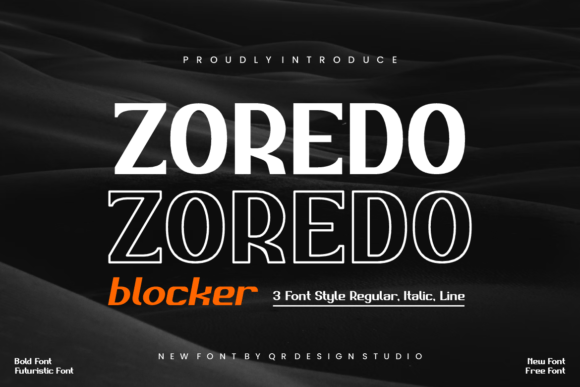 Zoredo Blocker: A Modern Sans Serif Font for Clean Branding
